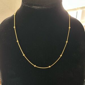 Elegant Gold Beaded Necklace
